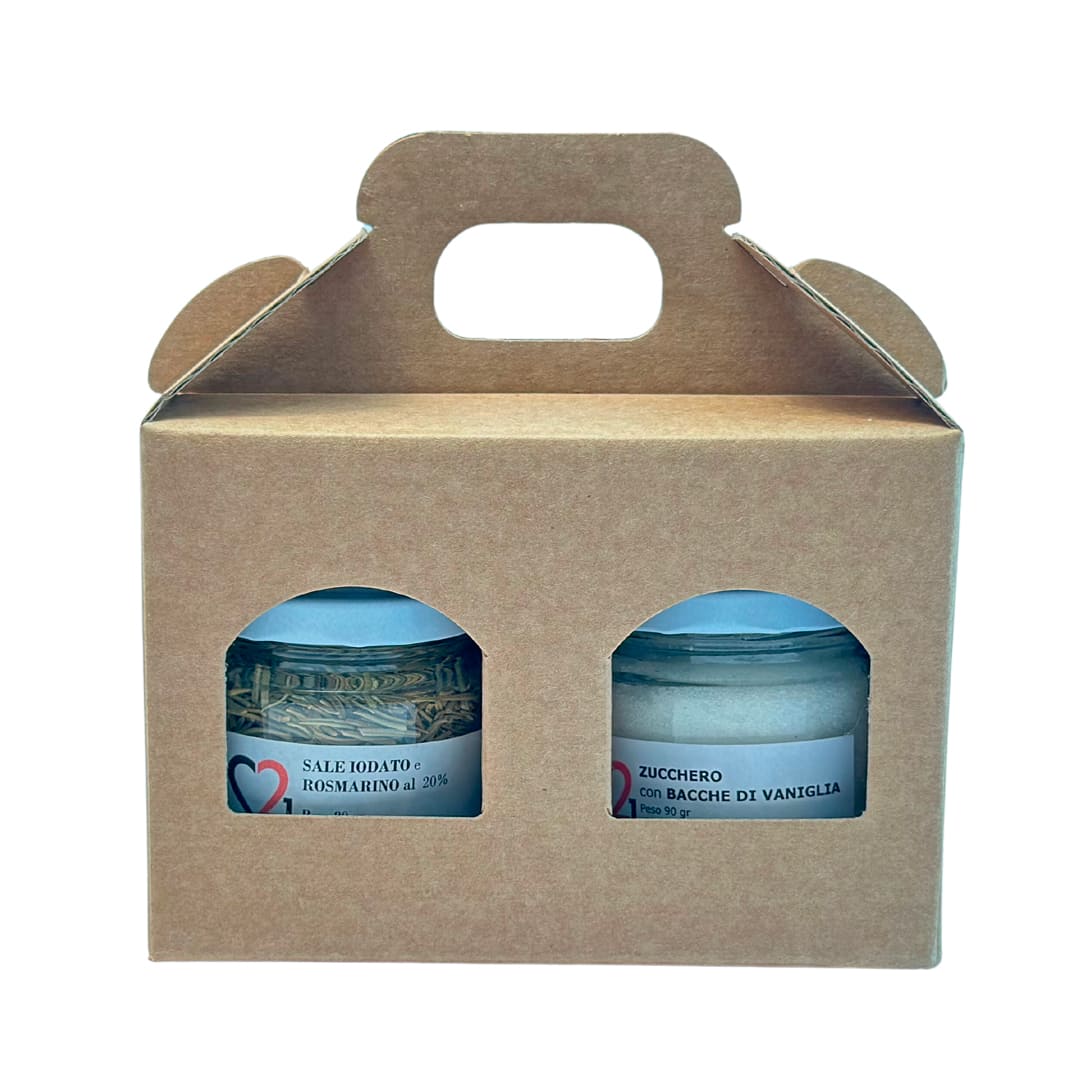 Confezione sali e zuccheri 180gr
